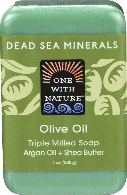 One With Nature, Soap Bar Olive Oil, 7 Ounce