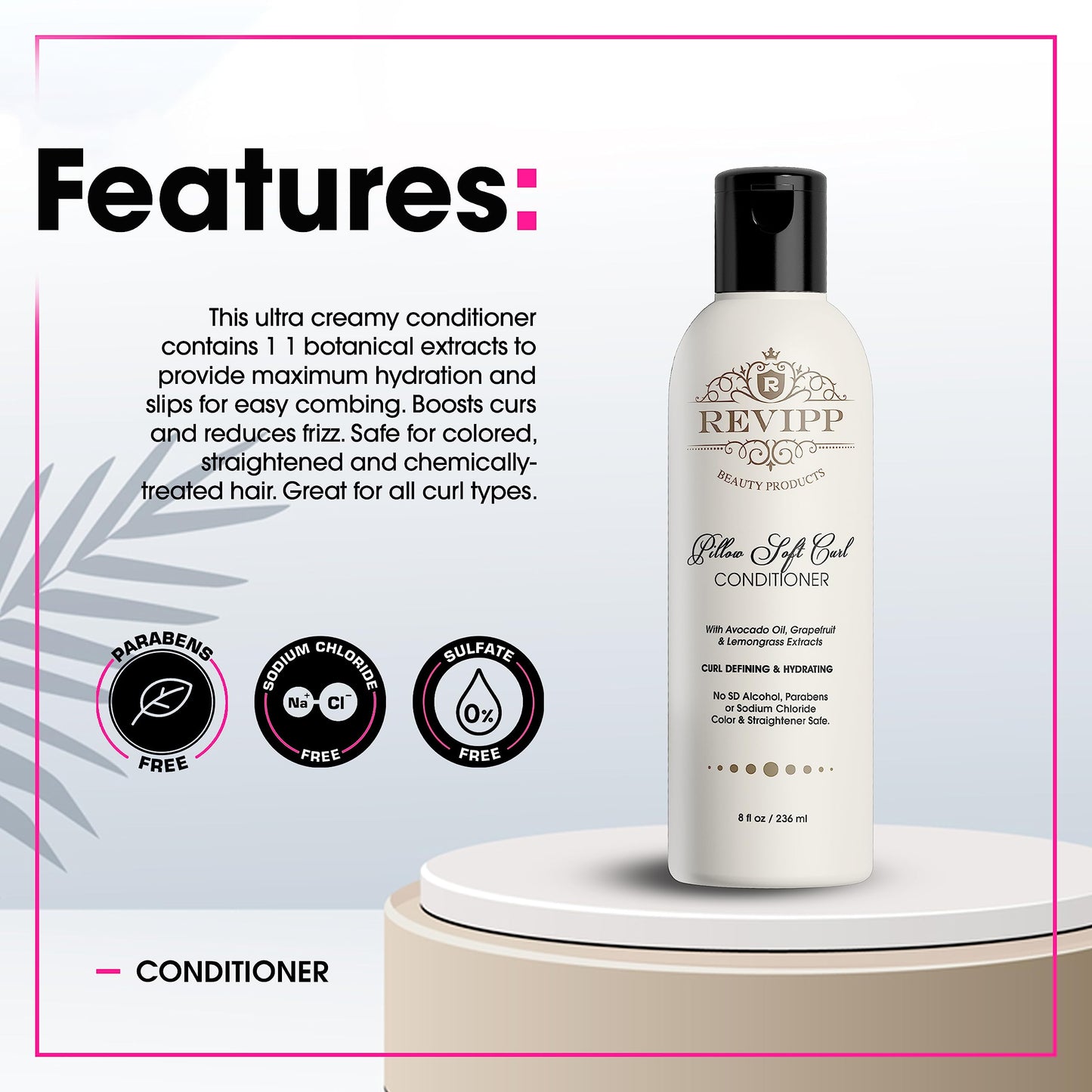 REVIPP Complete Hair Therapy Bundle: Shampoo, Conditioner & Leave-In Treatment - Restore, Strengthen, and Nourish Your Hair