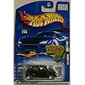 Hot Wheels 2002-200 Mini Cooper 1:64 Scale GREEN w/checkered top - Race Win Card