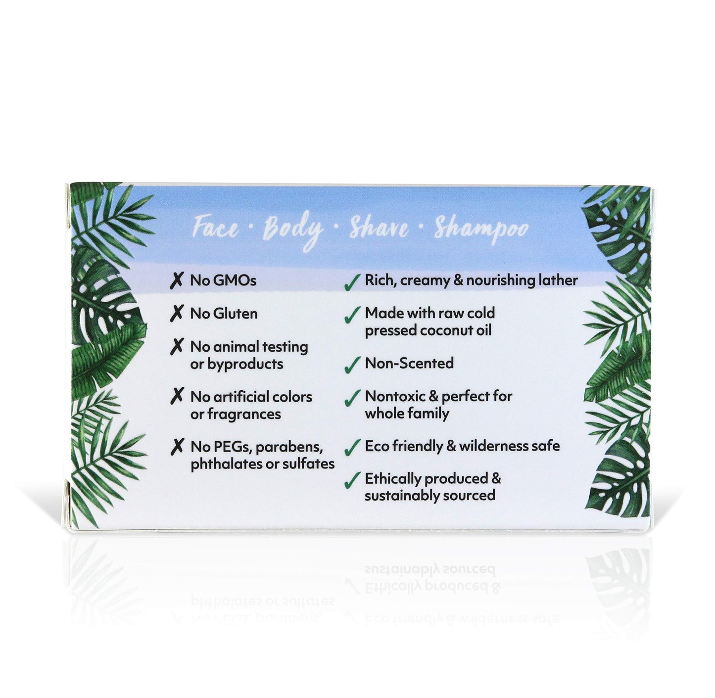 Coco Fiji Soap Bar for Face and Body Infused With Organic Coconut Oil, Fragrance Free, Essential Oil, Natural Soap for Moisturizing & Pore Purifying