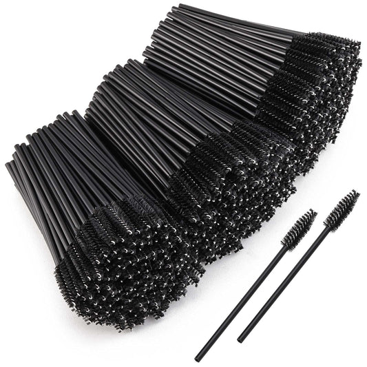Disposable Mascara Wands Brush Makeup Spoolies Bulk for Eyelash Extensions, Black (1000 Pieces) Beauty & Personal Care LoveBB