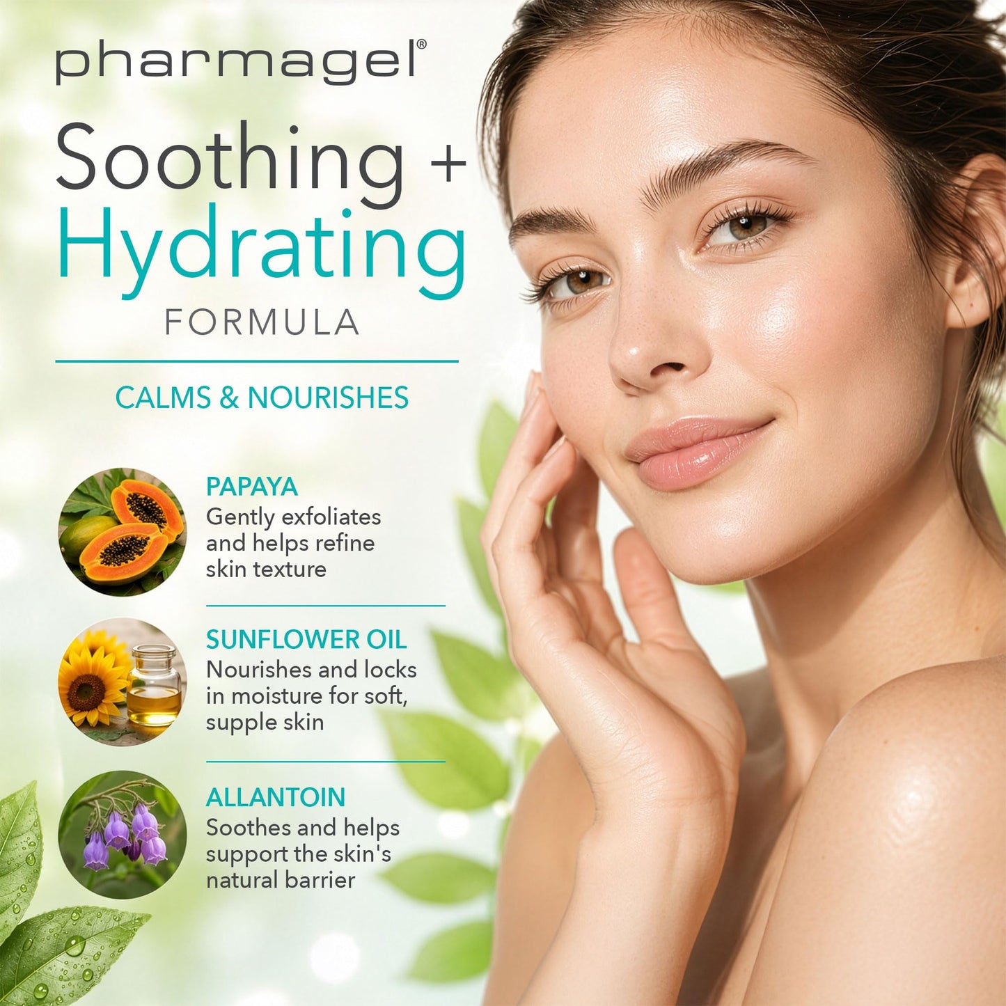 Pharmagel Enzyme Ex-Cell - Gentle Papaya Face Exfoliator Scrub for All Skin Types - 6 Ounces