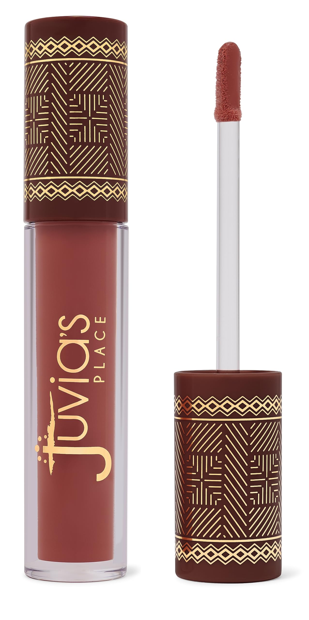Juvia's Place Coffee Shop Lip Gloss - Mochaccino - Hydrating Butter Lip Gloss for Women, Long-Lasting Shine, Moisturizing Glass-like Finish, Plumping