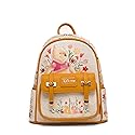 Wondapop Disney Winnie the Pooh Floral 11" Vegan Leather Fashion Mini Backpack