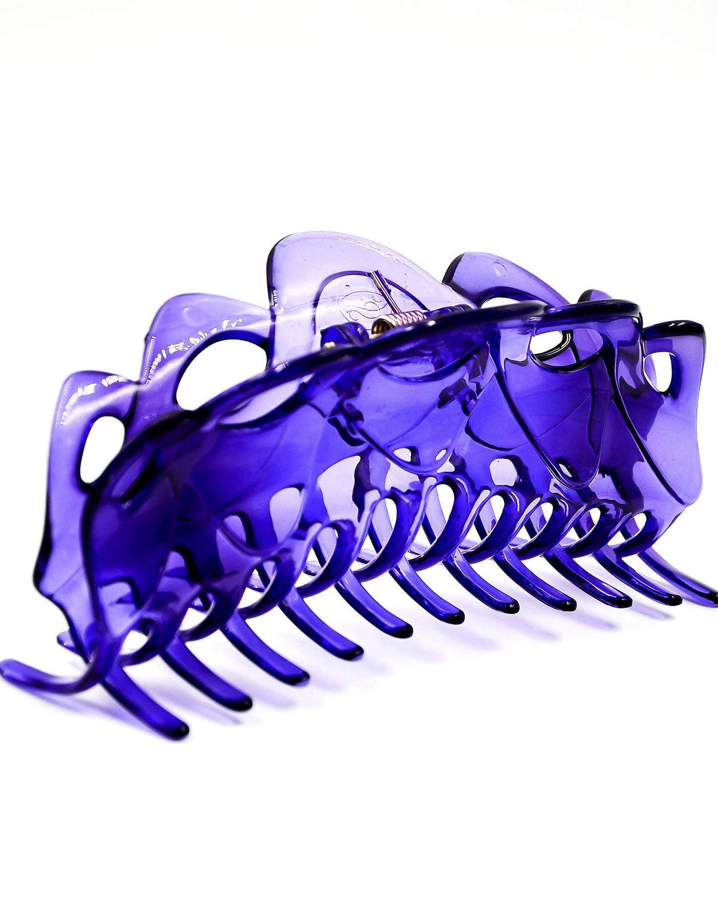Prettyou 5.5 Inches Large Crystal Plastic Hair Claw Banana Clips for Thick Hair Women,pack of 2 (Set1)