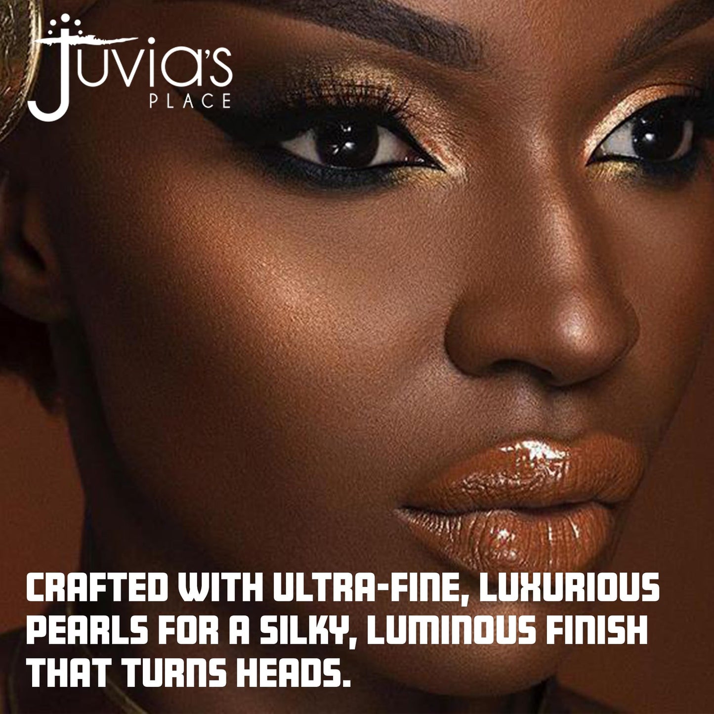 Juvia's Place Loose Highlighter Nubian Royalty 2 - Illuminating Loose Powder Highlighter Makeup, Shimmer Powder that gives Radiant Glow - Suitable