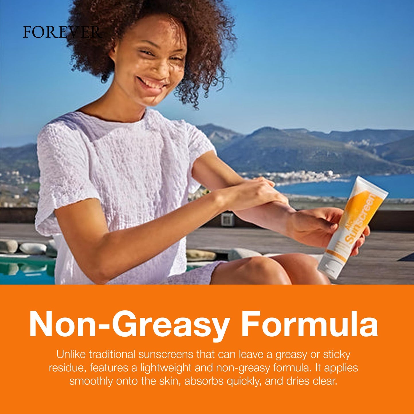 Forever Living - Aloe Sunscreen SPF 30 - with Aloe Vera, Water-Resistant Broad Spectrum UVA and UVB Defense, 4 fl oz