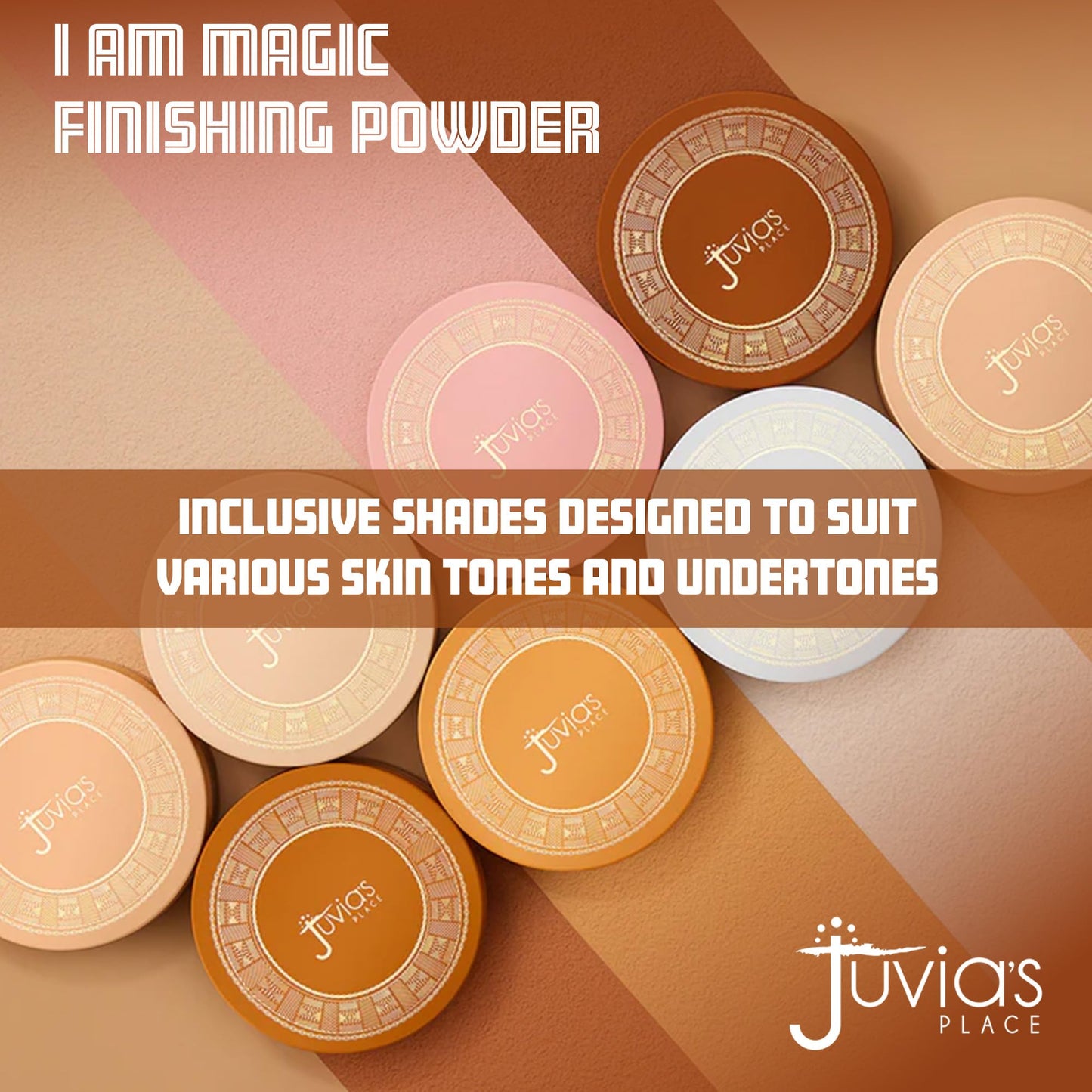 Juvia's Place I Am Magic Silky Finishing Powder - Cookie Dough - Lightweight Loose Face Powder for Women, Makeup for Under Eye & Face - Talc & Paraben