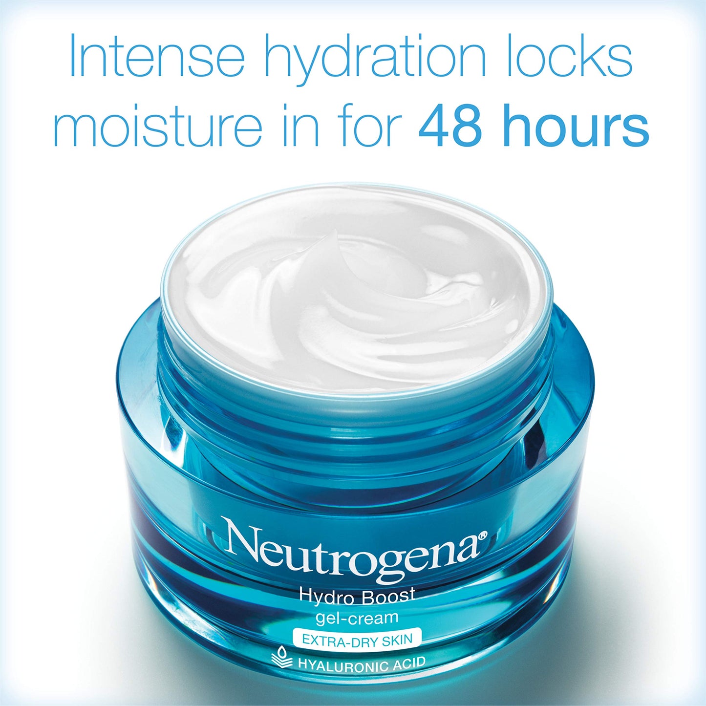 Neutrogena Hydro Boost Water Gel Fragrance-Free Facial Moisturizer, 1.7 fl. oz, Hydro Boost Hydrating Facial Cleansing Gel with Hyaluronic Acid, 2 oz