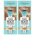 L'Oreal Paris Magic Root Permanent Hair Color Kit, 100% Gray Hair Coverage In Just 10 Minutes, Precision Brush Applicator for Seamless Application, 7