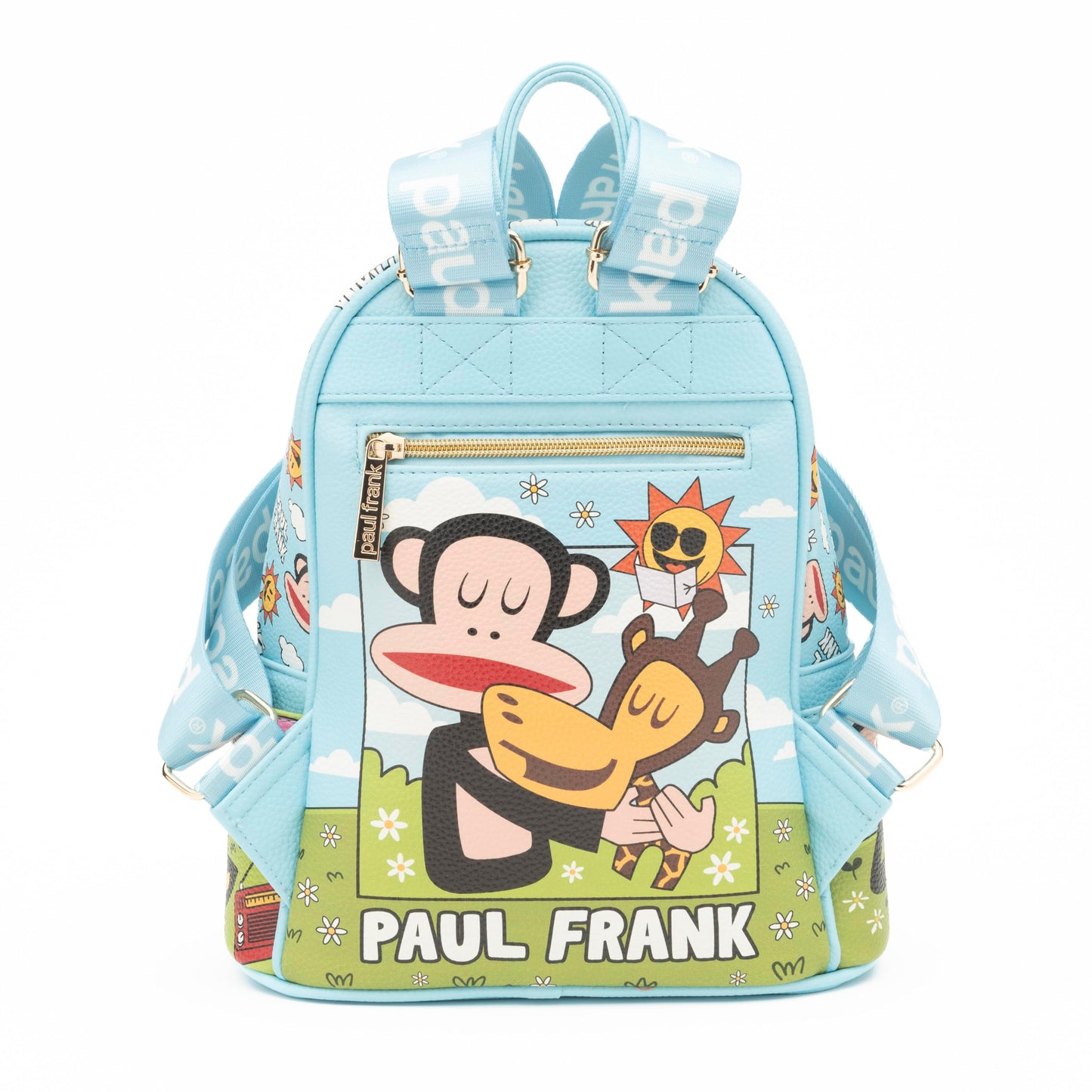 Wondapop - Paul Frank 11"" Vegan Leather Fashion Mini Backpack, Blue