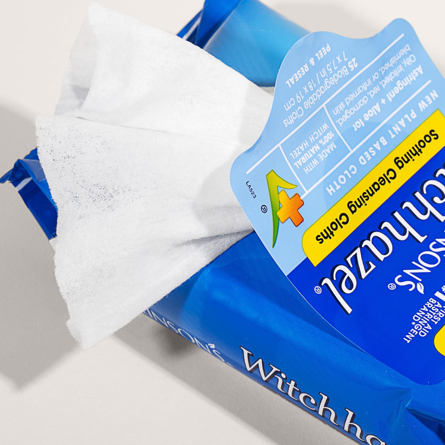T.N. Dickinson's Witch Hazel New Soothing MultiUse Cleansing Cloth, Clear, 25 Count
