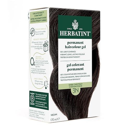 Herbatint Permanent Herbal Haircolour Gel 3N Dark Chestnut - 135 mL