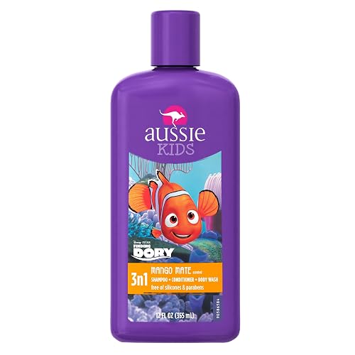 Mango Mate Kids 3 in 1 Shampoo & Conditioner 12 Fl Oz