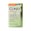 Conti Castile Pure Organic Olive Oil Sensitive Skin Bar Soap, Paraben Free, Fragrance Free, 3.5 oz