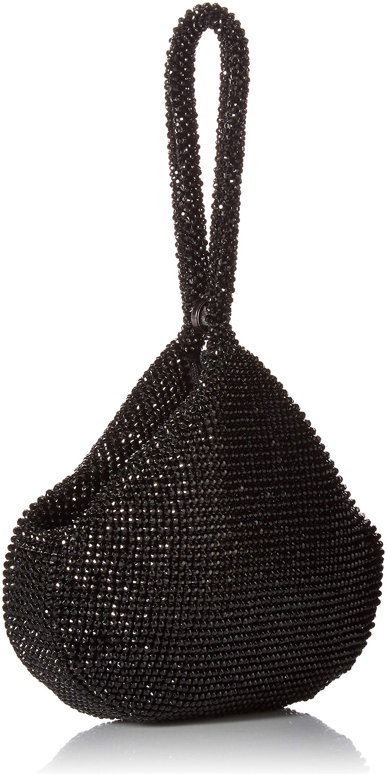 Jessica McClintock Staci Mesh Wristlet Pouch, Black