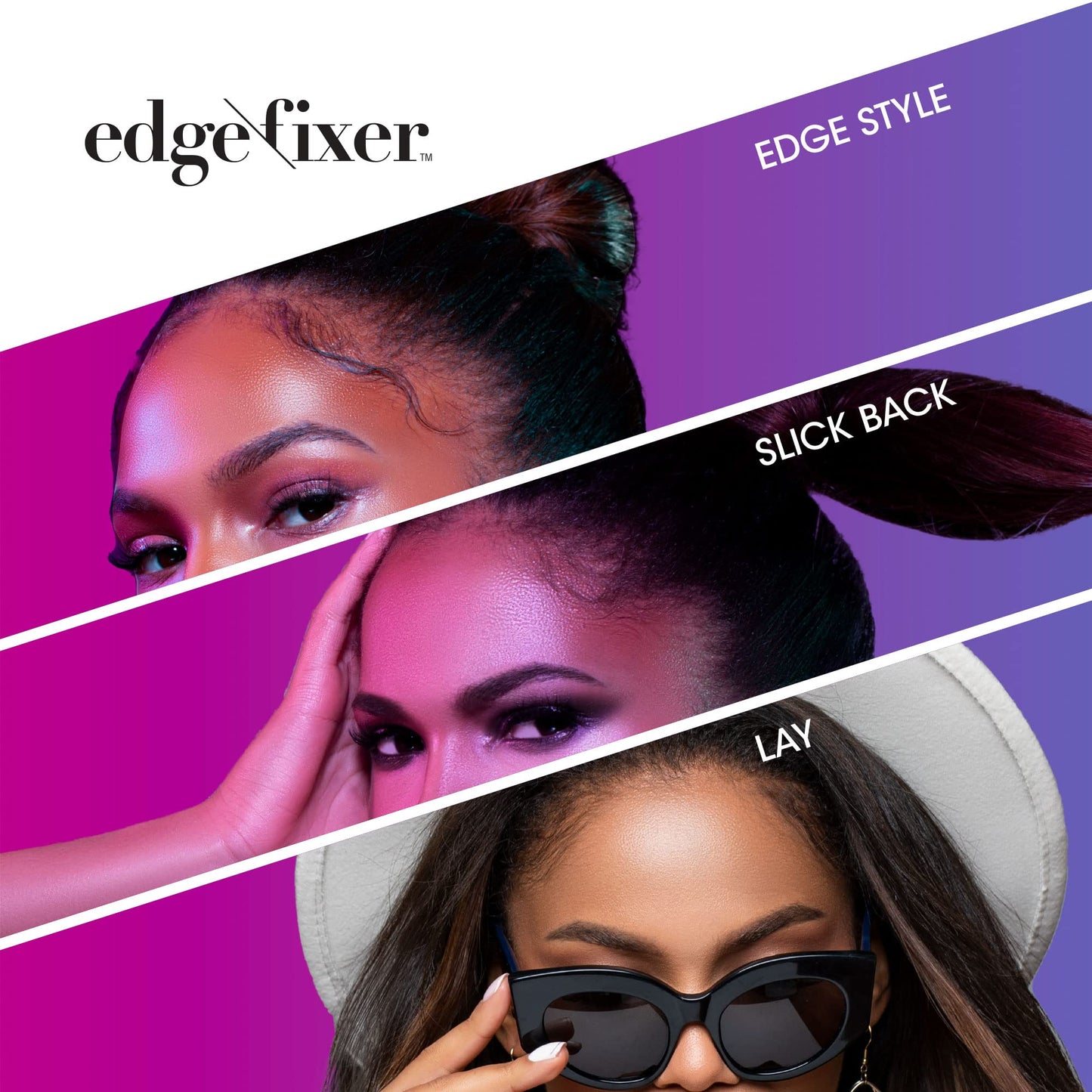 Red by Kiss Hair Wax Stick 24HR Max Hold Edge Fixer Edge Control Pomade Non-Sticky, Non-Oily Flake Free Hair Styling Wax (Watermelon)