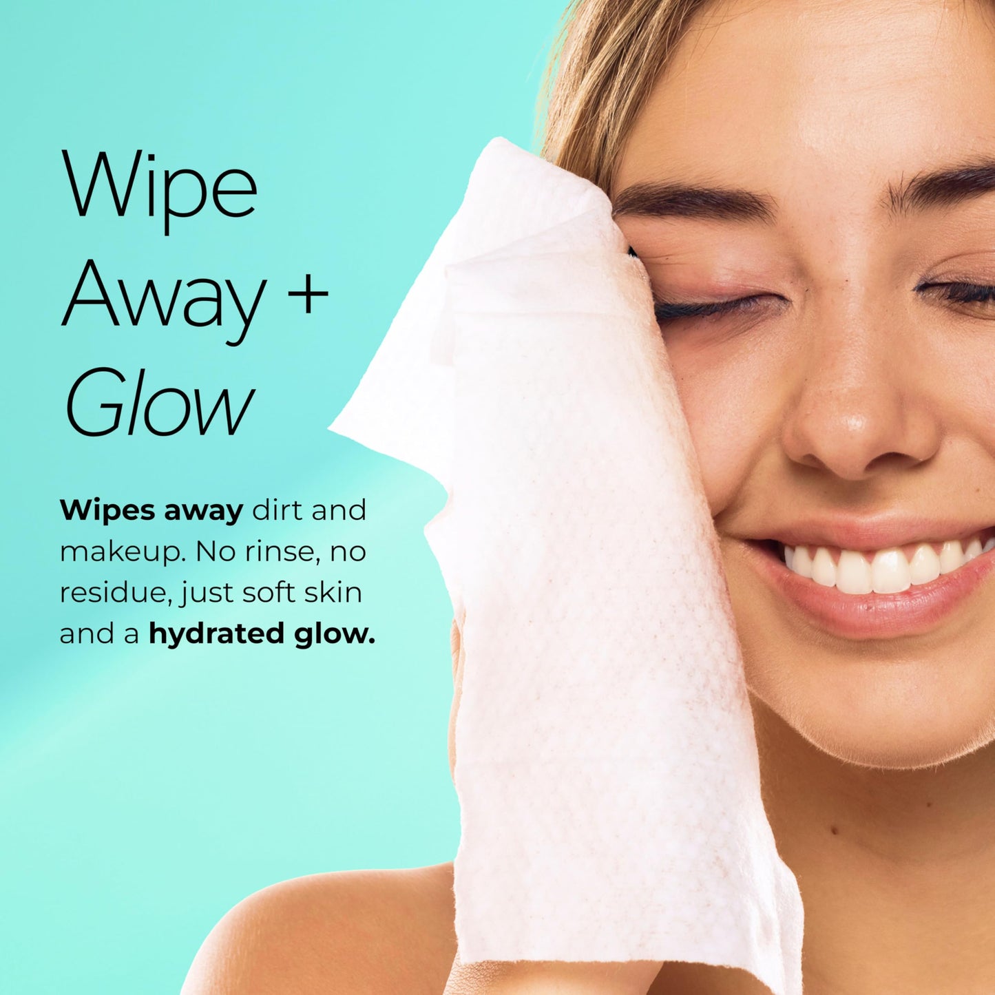 POND’S Micellar Makeup Remover Wipes, Removes Waterproof Mascara, with Aloe Vera & Vitamin B3, Alcohol-Free Facial Cleansing Wipes for Dry Skin, 25
