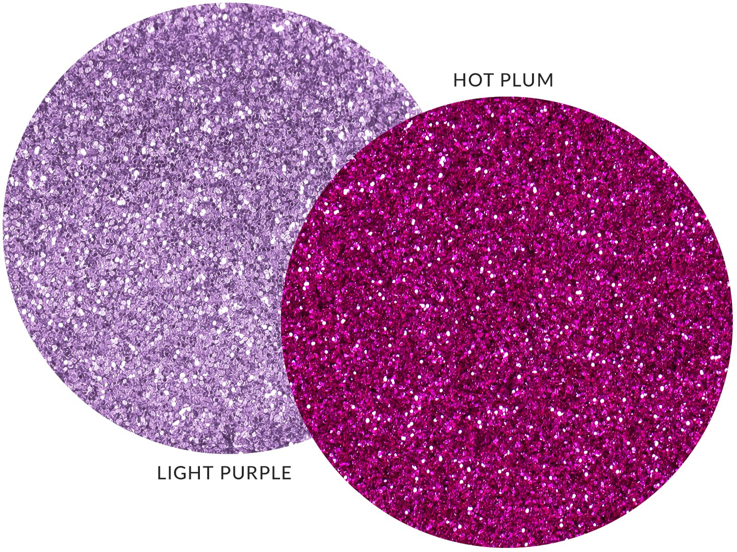 MARBLERS Twinkle Face & Body Glitter Duo [Hot Plum & Light Purple] 0.36oz (10g) | Non-Toxic | Cruelty-Free | Eyeshadow, Nail Polish, Nail Art |