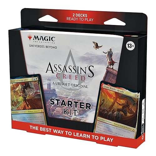 Magic: The Gathering - Assassin’s Creed Starter Kit | Learn to Play Magic with 2 Assassin’s Creed-Themed Decks | 2 Player Collectible Card Game for…