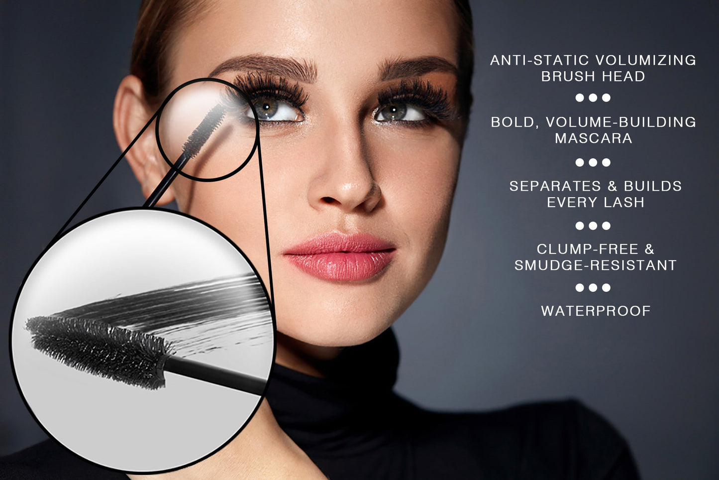 KC Republic Oil?Free Mascara for Lash Extensions - Safe for False Lashes, Water-Resistant, Clump-Free, Sensitive Eyes & Contact Lens Friendly (Black