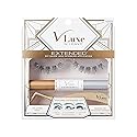 i•ENVY DIY Lash Extension Starter Kit With 10 Volume Extended Clusters, Applicator and Bond & Seal - Eye lifting Effect, Feather Light Reusable Lash