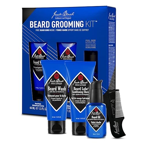 Jack Black Beard Grooming Kit - Travel Size Mens Beard Kit Gift Set