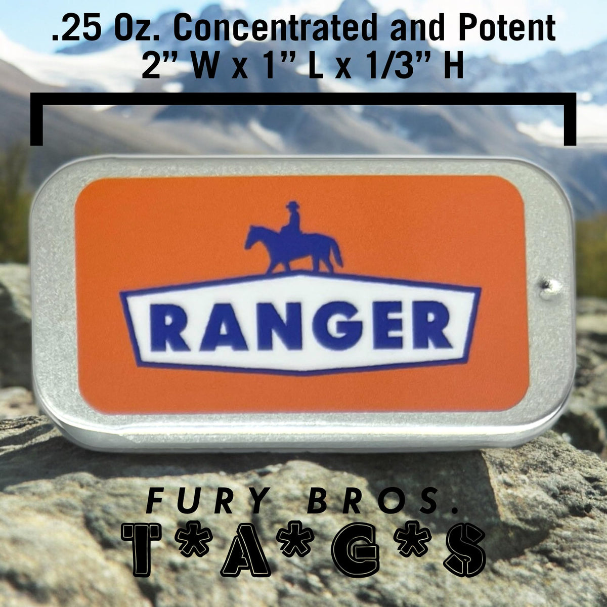FURY BROS. TAGS Men’s Solid Cologne | Ranger | Saddle Leather Pine ...