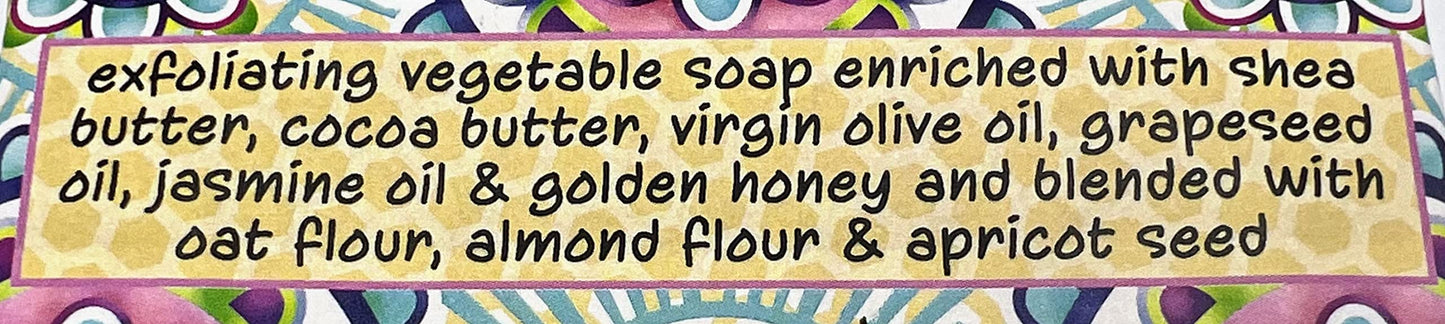 Greenwich Bay Trading Co, Jasmine and Honey Shea Butter Soap, Set of 3 Bars, 6.4 Ounces Each