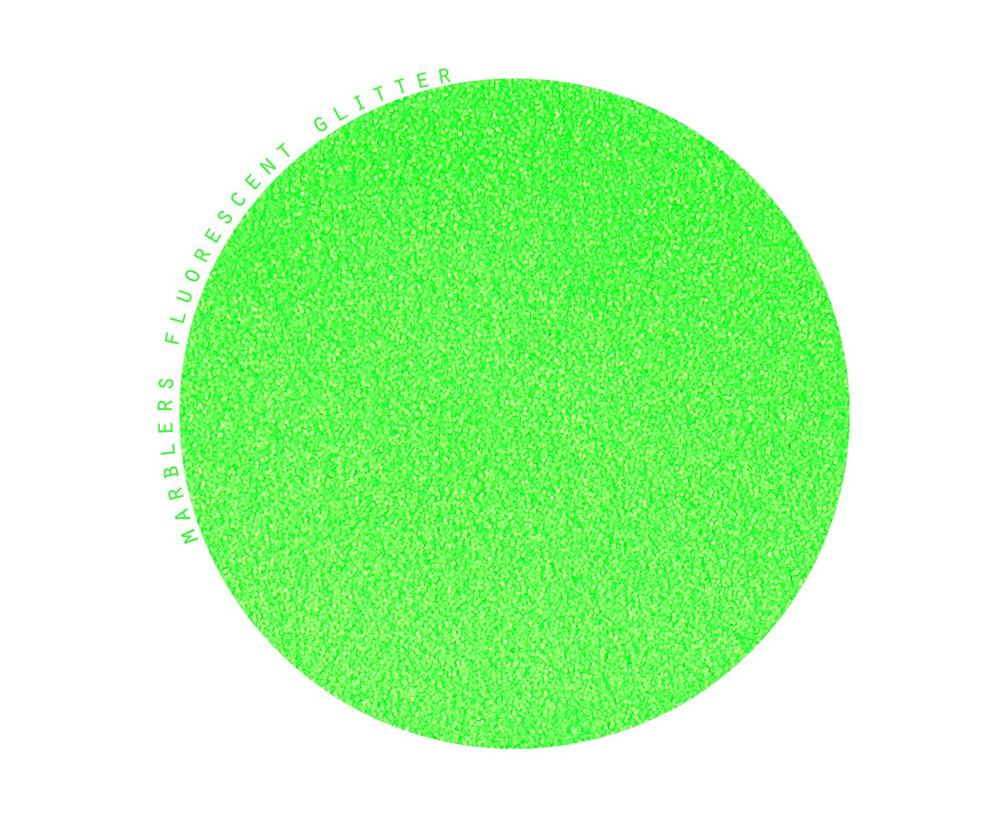 MARBLERS Neon Face & Body Glitter [Fluorescent Green] 0.18oz (5g) | Fine | Non-Toxic | Vegan | Cruelty-Free | Ethically Sourced | Festival Makeup |