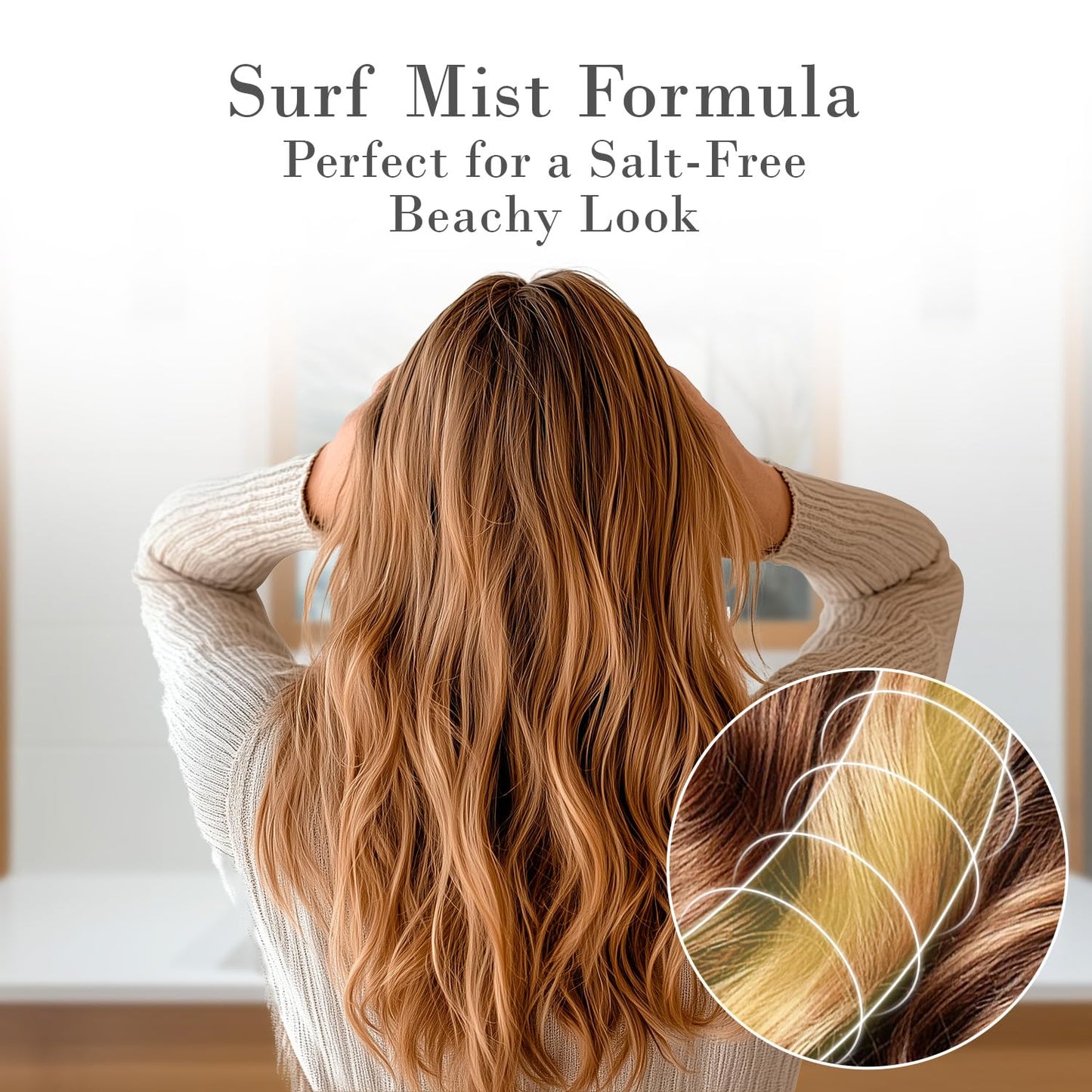 VoCÊ Haircare Natural Surf Mist Texture Spray | Effortless Waves, Light Hold, Vegan, Cruelty-Free & Non-Toxic Haircare with Brazil Nut Oil, Lemon Peel