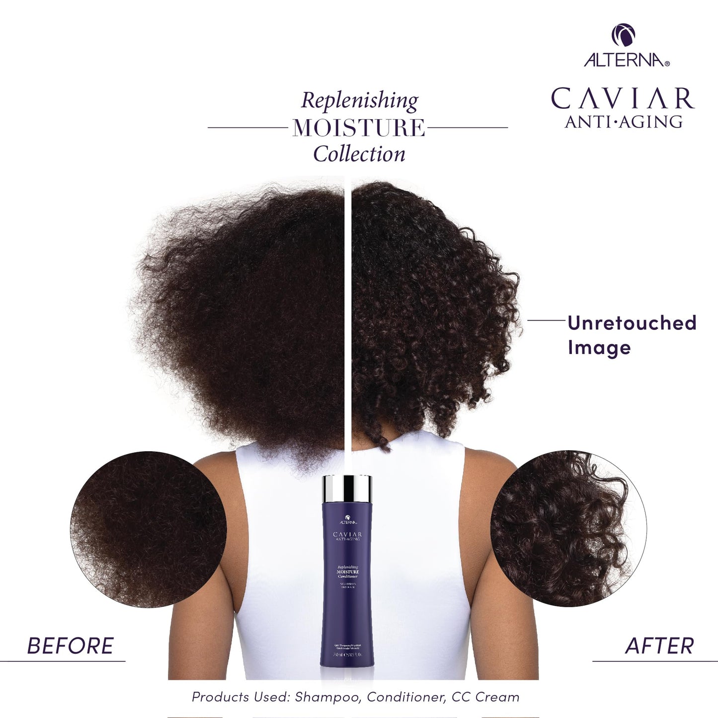ALTERNA CAVIAR Anti Aging Replenishing Moisture Shampoo, 33.8 Ounce (Packaging May Vary)