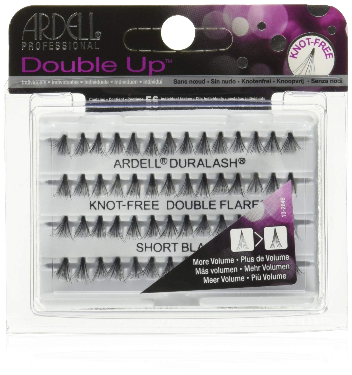 Double Up Individuals Knot-Free Short Black