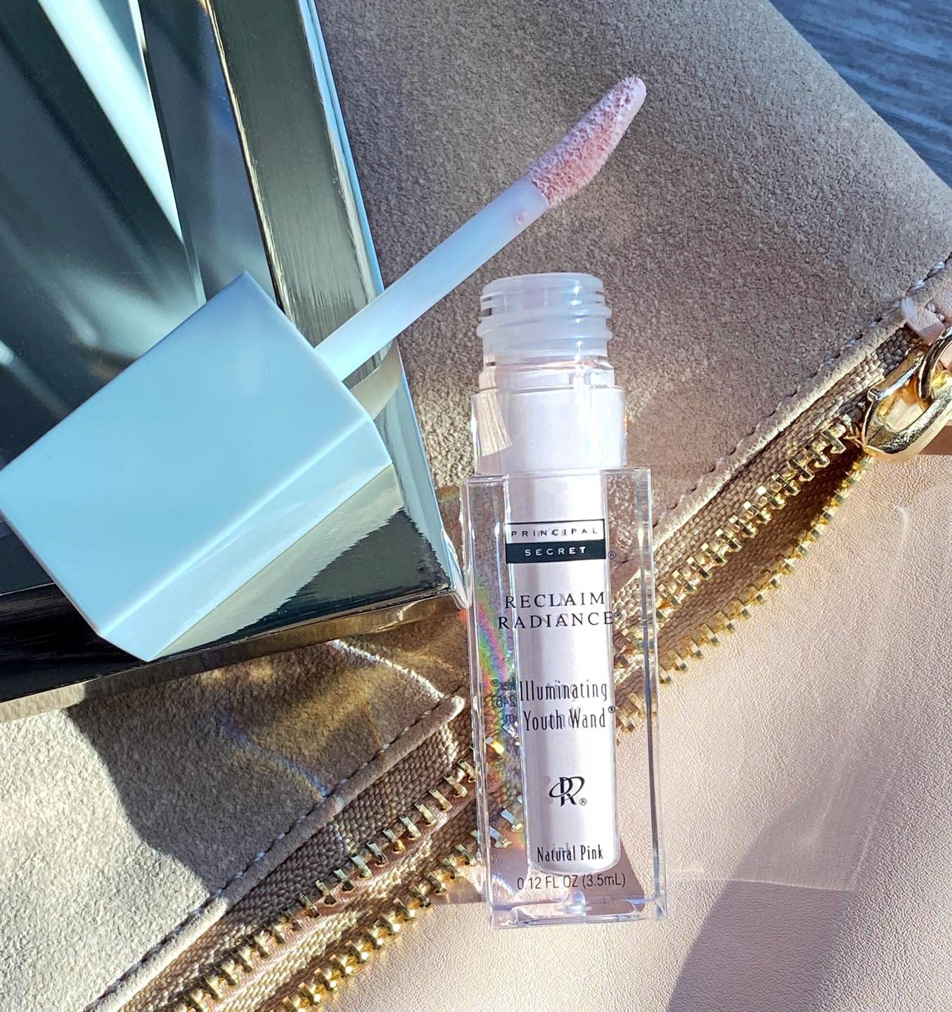 Principal Secret Reclaim Radiance Illuminating Youth Wand Conceal & Highlight Natural-Looking Pink Tone Cream with Squalane, Vitamin B5, Argireline