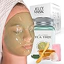 BRÜUN Peel-Off Tea Tree Jelly Mask for Face Care - A 23 fl oz Rubber Jar for 30 to 35 Treatments - A Skin Care Moisturizing Gel Mask of Spa Set