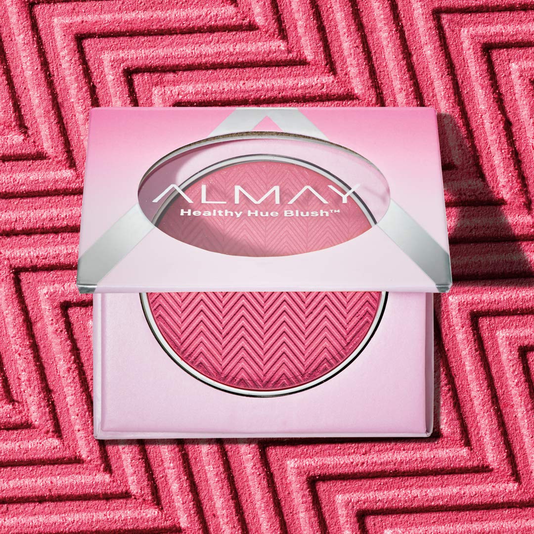Almay Blush, Face Makeup, High Pigment Powder, Healthy Hue, Hypoallergenic, 300 Pink Flush, 0.32 Oz