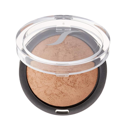 Sorme Cosmetics Baked Bronzer in Warmth (0.2oz)| With Skin-Revitalizing Vitamin E and Botanical Extracts | Versatile Wet/Dry Powder Bronzer