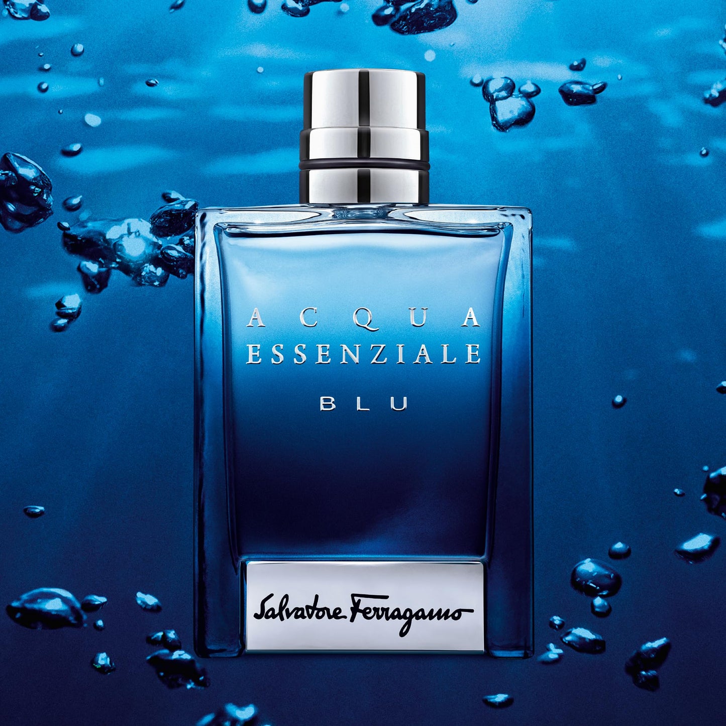 Salvatore Ferragamo Acqua Essenziale Blu Eau de Toilette Spray for Men, 1.7 Ounce