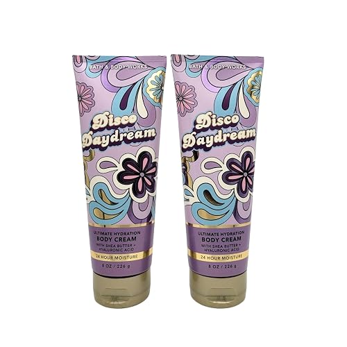 Bath & Body Works Body Cream, Gift Set of 2, 8oz Each (Disco Daydream)