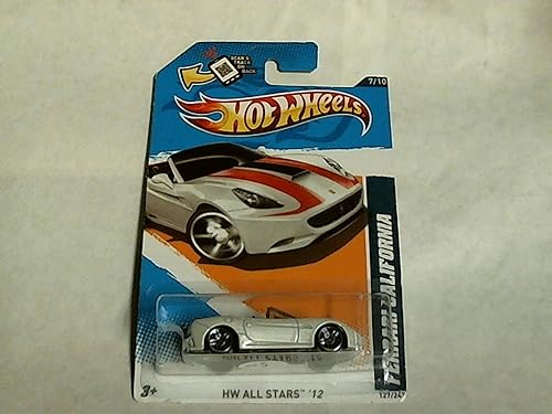 Hot Wheels 2012 HW All Stars '12 Ferrari California White 7/10 127/247 Mattel ()