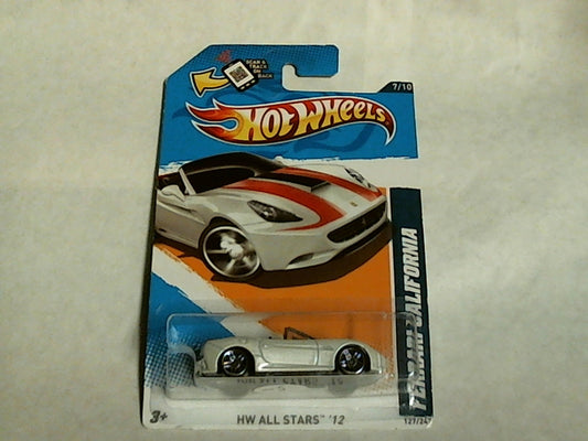 Hot Wheels 2012 HW All Stars '12 Ferrari California White 7/10 127/247 Mattel ()