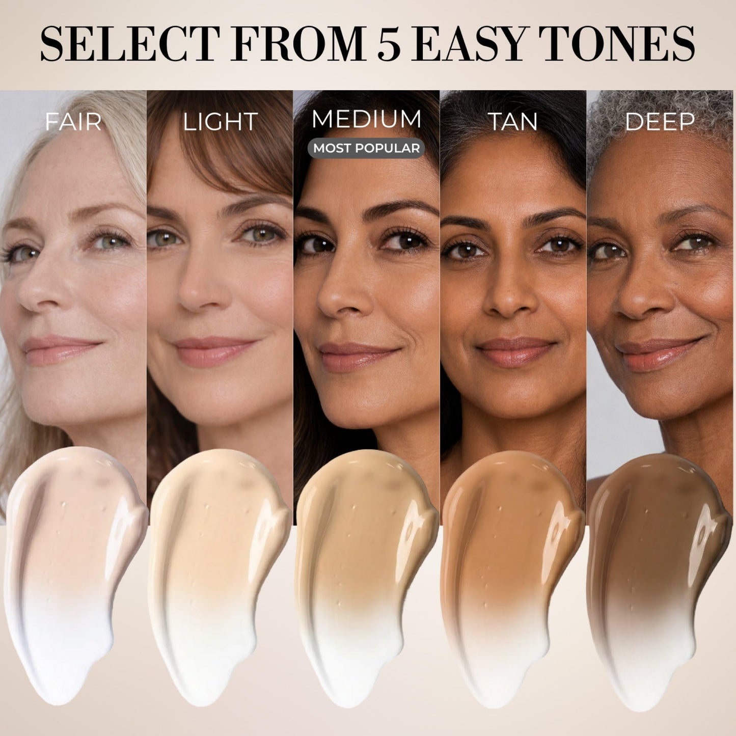 LUMINESS Liquid Mirage w/SPF 50 Color Adjusting Foundation Kit - Color Changing Foundation, SPF 50 Primer & Makeup Brush, Face Makeup for Mature Skin Beauty and Personal Care LUMINESS