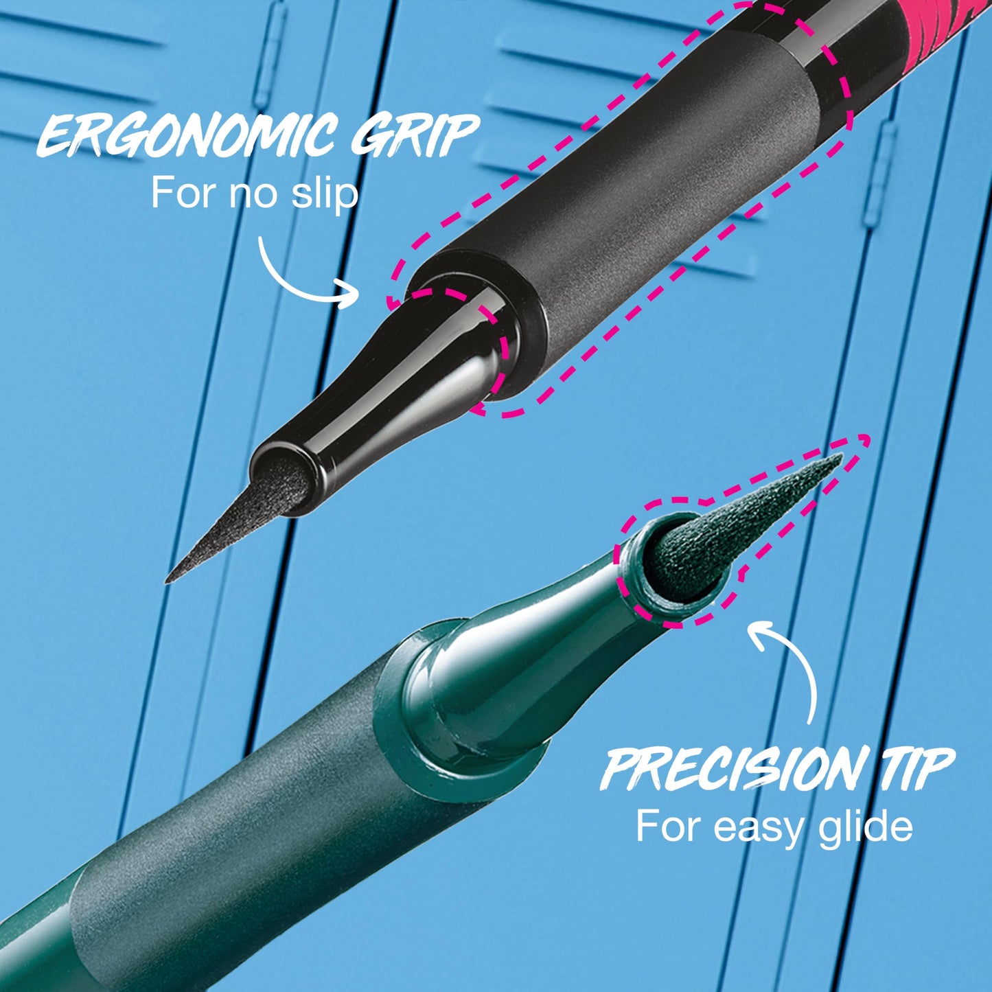 MAYBELLINE Master Precise All Day Liquid Eyeliner, Waterproof Eyeliner Makeup for up to 30HR Wear, Emerald Green, 1 Count