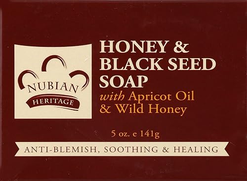 Nubian Heritage Soap Bar Honey Blk Seed Beauty & Personal Care Nubian Heritage