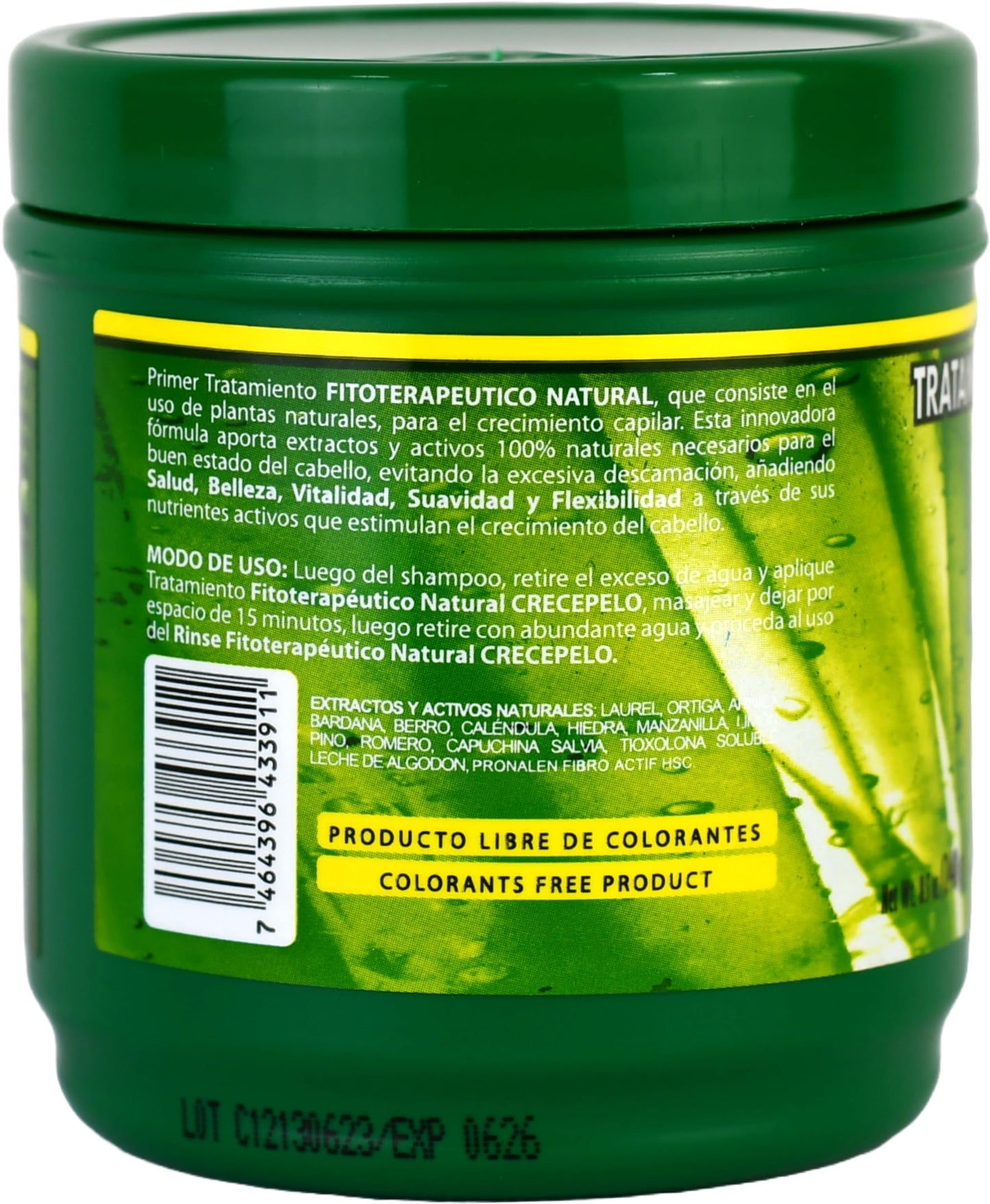 Natural Phytotherapeutic Hair Growth Treatment Jar, Deep Conditioning & Repair for Stronger, Healthier Hair - Moisturizing & Nourishing Formula