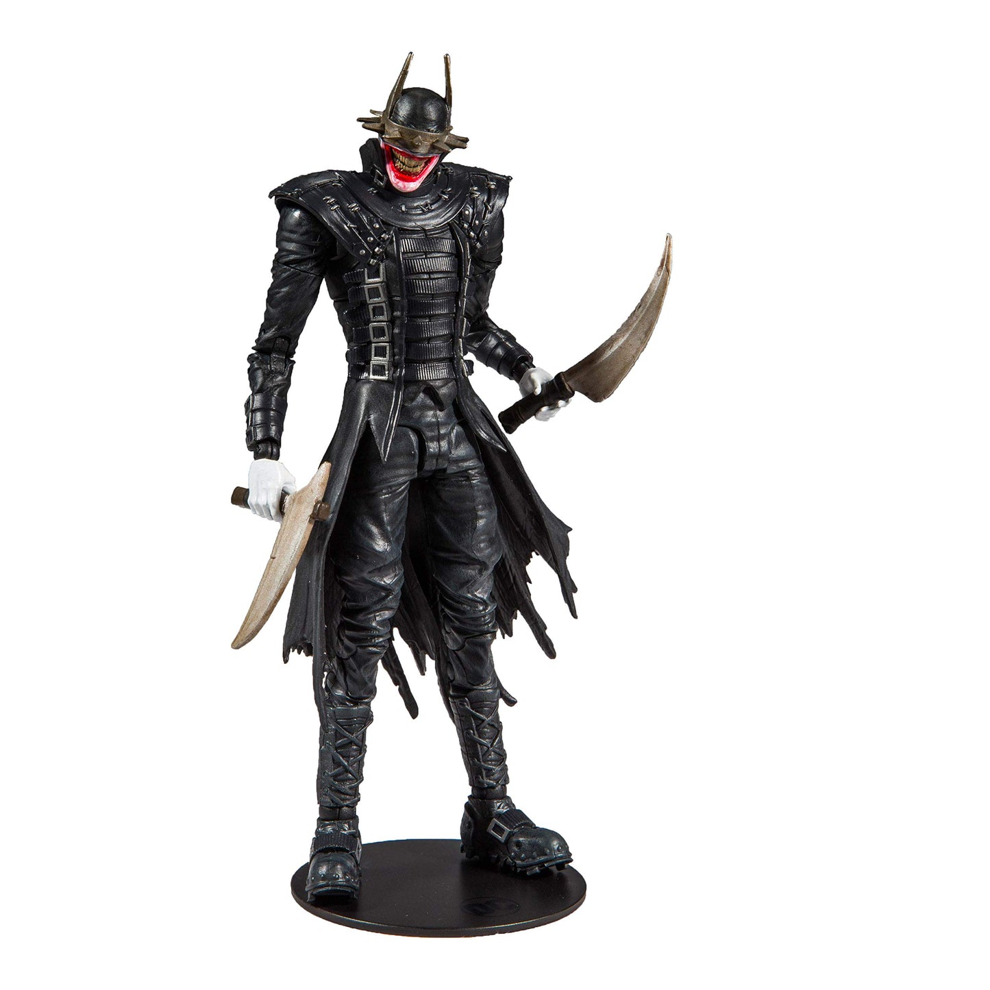 McFarlane Toys DC Multiverse Batman Who Laughs Action Figure with Build-A Rebirth Batmobile (Piece 3)