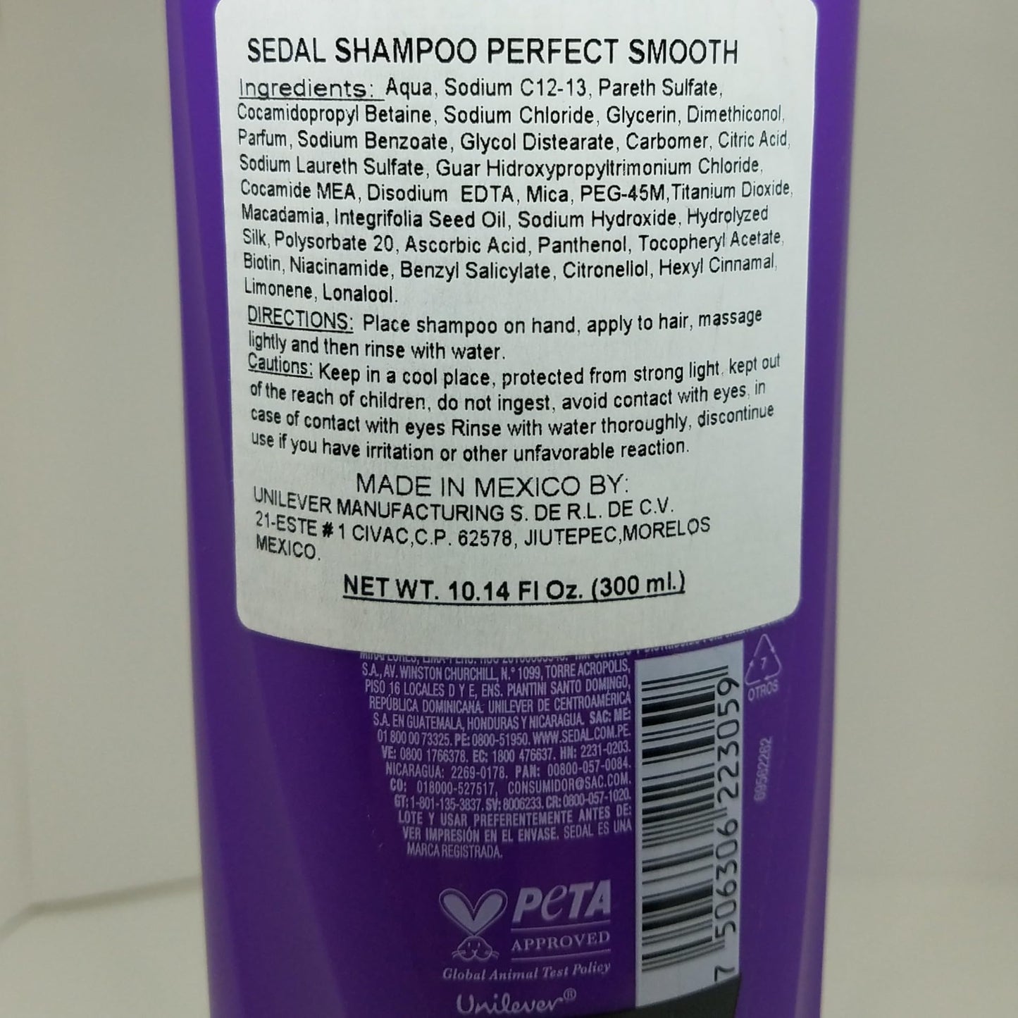 Sedal Liso Perfecto Shampoo 340 ml [SEALED]