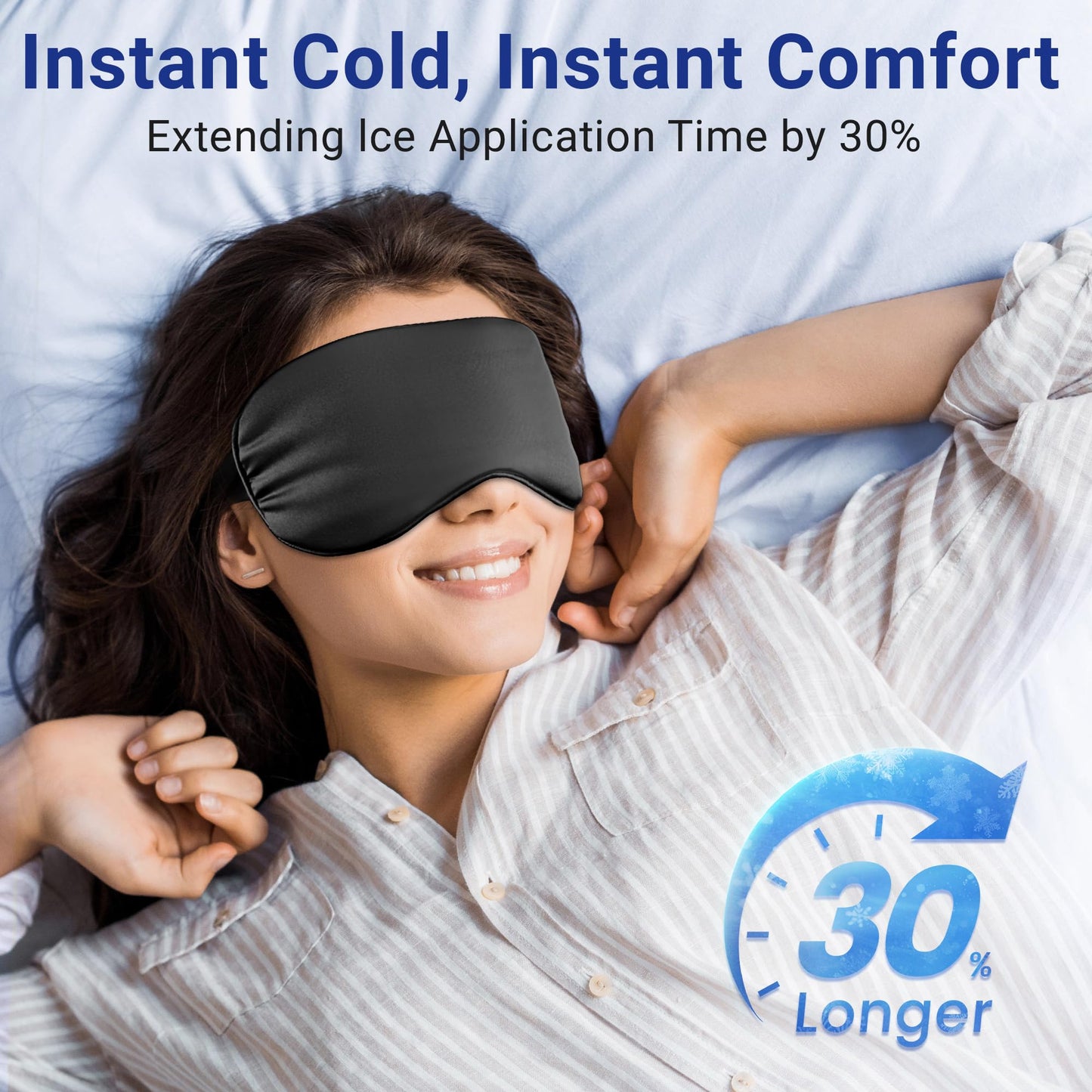 Cooling Eye Mask for Dark Circles Puffiness - Fsa Eligible Items Hsa, Cold Compress for Puffy Eyes Migraines Headache Sleeping After Surgery, Gentle Beauty and Personal Care FACEMOON