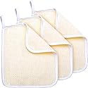 Tatuo 3 Pack Wash Cloths Exfoliating Washcloth Soft Shower Washcloth Exfoliating Face and Body Wash Cloths Towel Weave Bath Cloth Massage Bath Towel