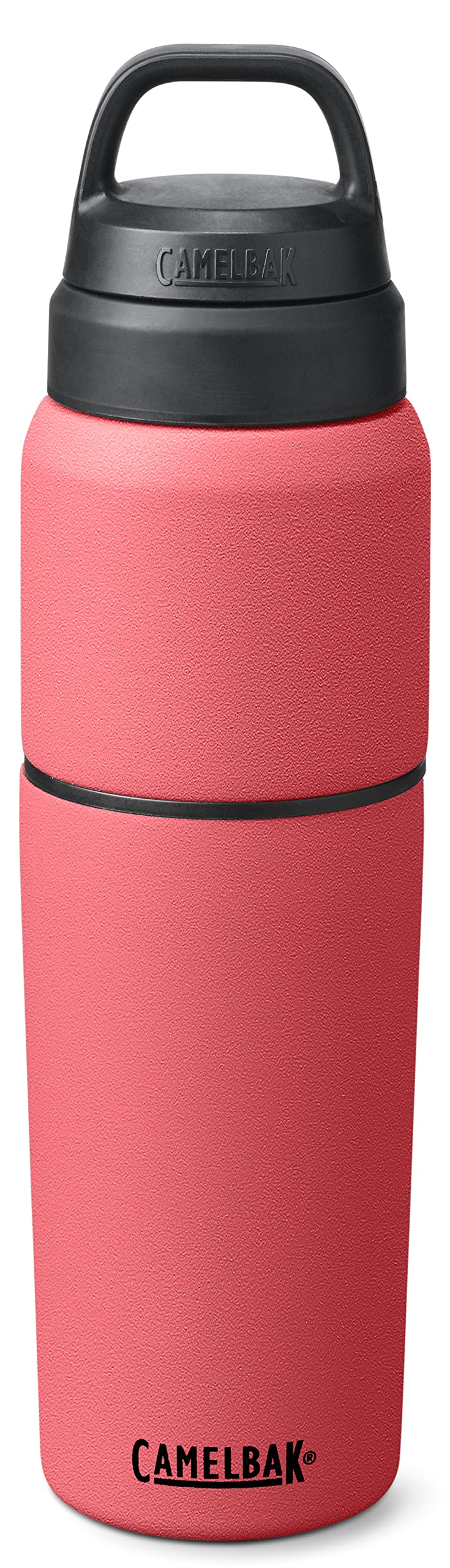 CamelBak MultiBev Water Bottle & Travel Cup - Vacuum Insulated Stainless Steel - Wild Strawberry - 22oz bottle & 16oz cup